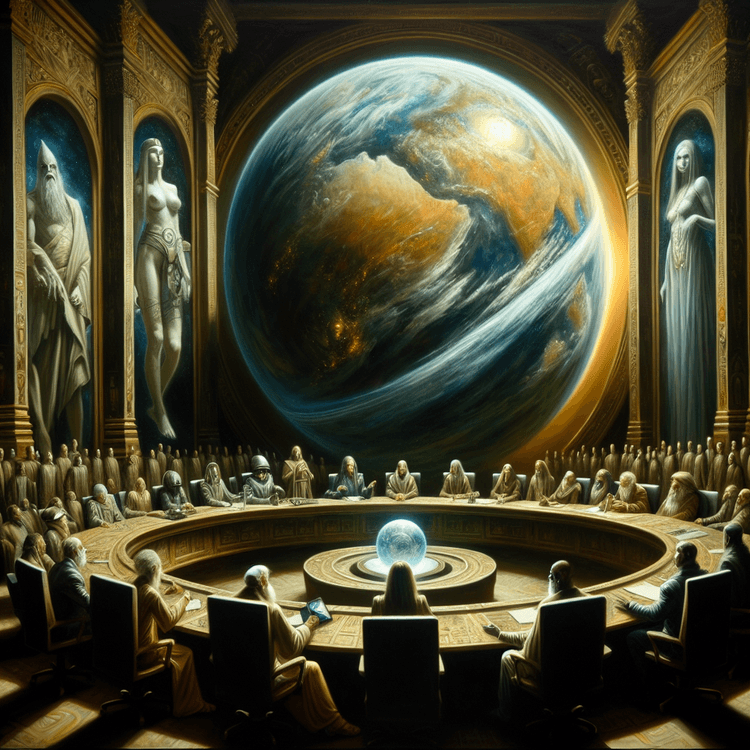 At a meeting of the Shi'Ar intergalactic council, after numerous races lodge complaints against humanity, it is decided that Earth will become a prison planet. Unfortunately, one of the prisoners sentenced to Earth is Ego the Living Planet, who proceeds to expand exponentially, threatening the entire planet. It is soon discovered that one of the complaining races, the Ruul, are the Kree, whose Supreme Intelligence evolved them using the Destiny Crystal and manipulated the council to destroy Earth's heroes!